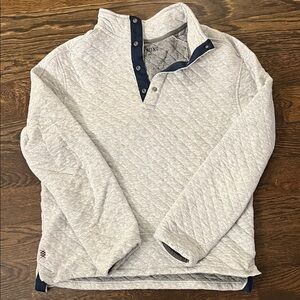 RHONE Gray Quilted Men's Shirt